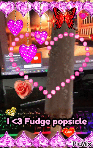 I heart Fudge popsicle